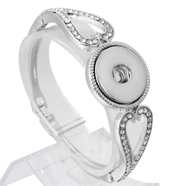 18mm Snap Jewelry Snap Bracelet Snap Button Bracelet Bangles Fit 18MM Snap Jewelry for Women Men Bracelets: 14