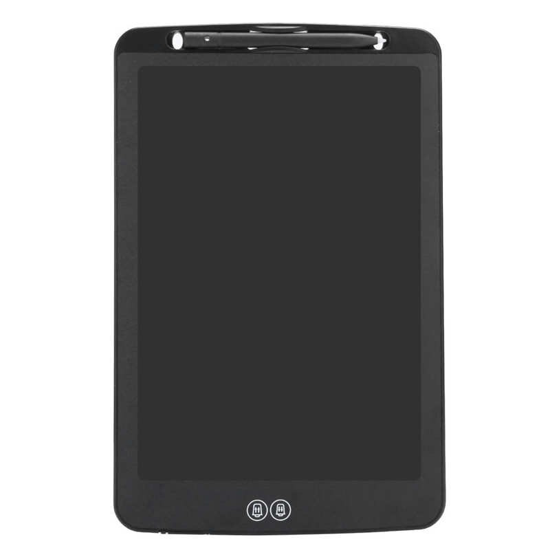 12inch LCD Writing Tablet Split Screen Electronic Drawing Board Ruler Mouse Pad flexible LCD screen Handwriting Tablet Black