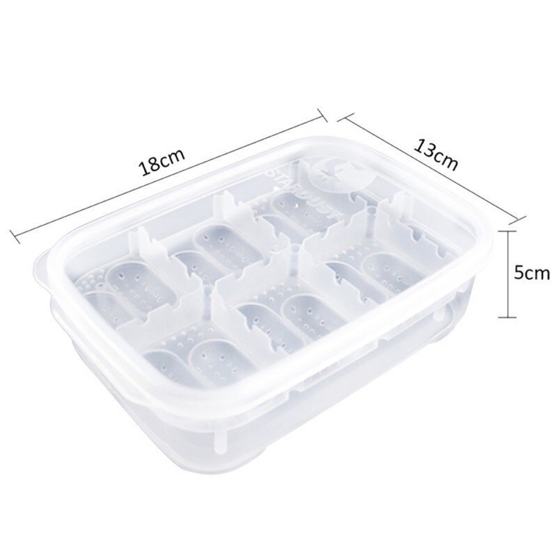 Incubadora de huevos para reptiles 14 ranuras de bandeja cubierta transparente para serpiente, lagarto Gecko huevos Hatcher caja de incubación