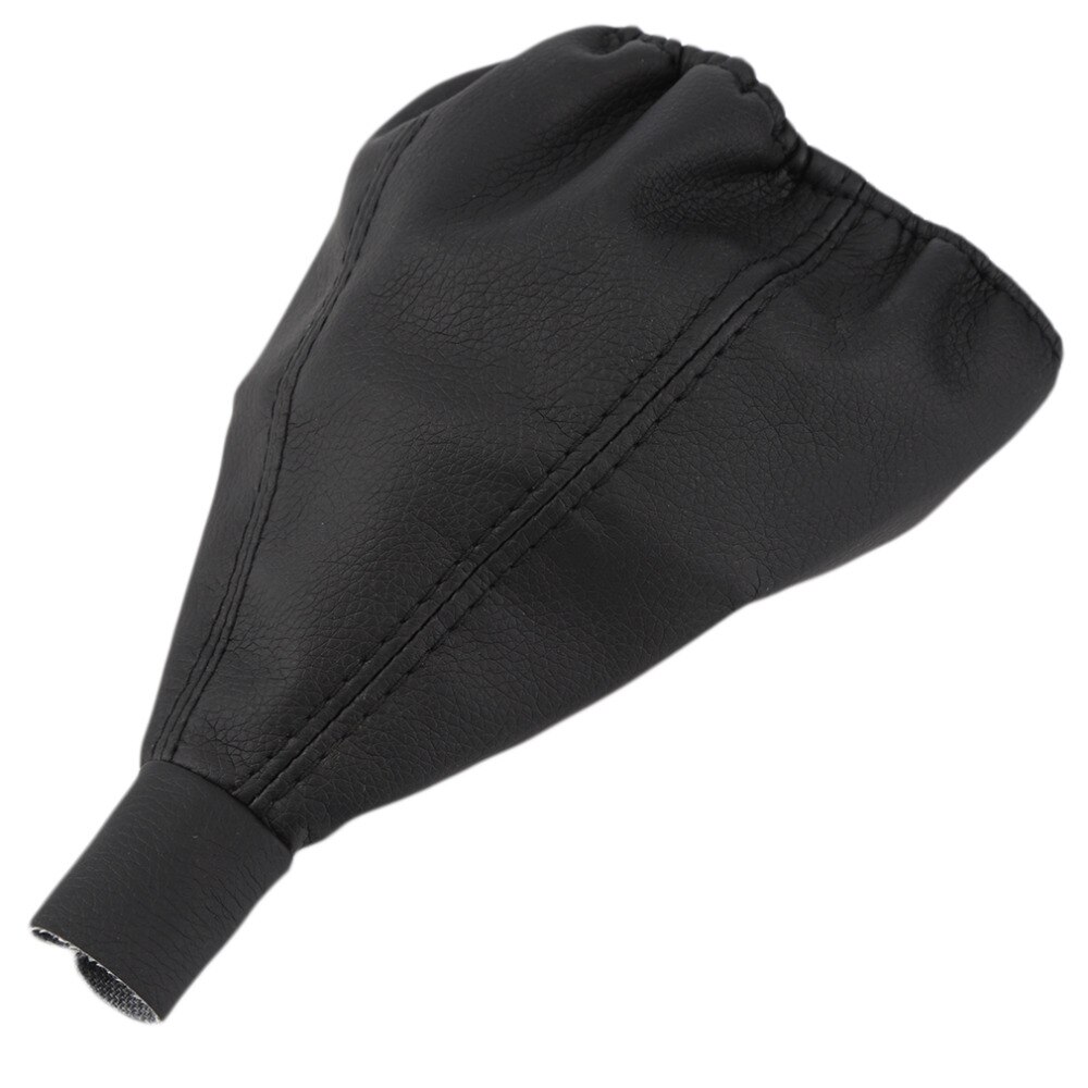 Universele Zwarte Auto Drijfwerkkop Stofkap Voertuig Leather Pookknop Boot Voor De Meeste Auto