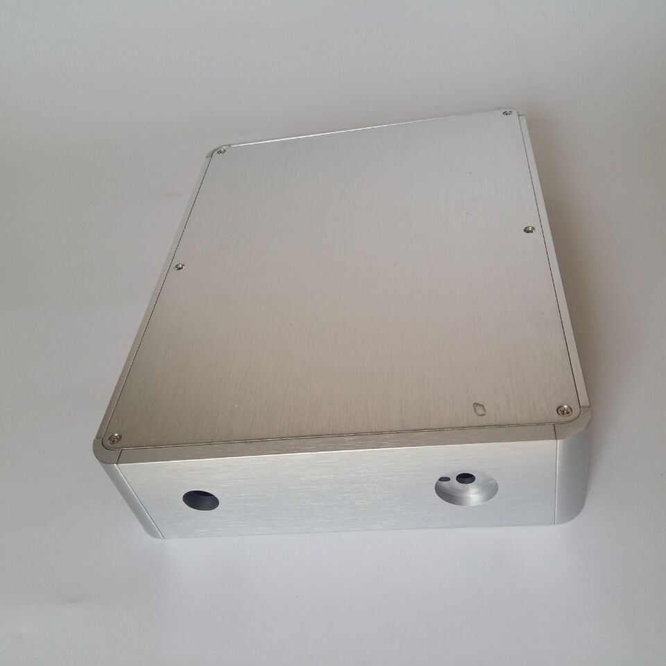 BZ2106C Rounded All Aluminum Enclosure Power Amp Chassis Pre-Amp Case DAC Decoder Housing DIY Shell