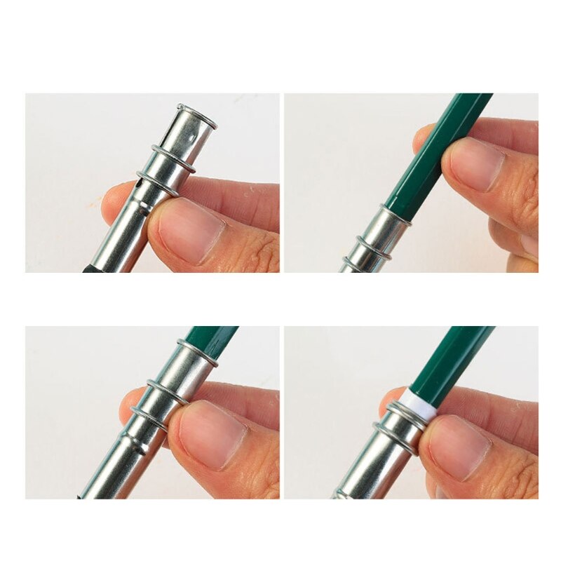 Alargador de lápices de colores surtidos, soporte extensor de lápiz para lápices en tamaño Regular, soportes ligeros de una sola cabeza