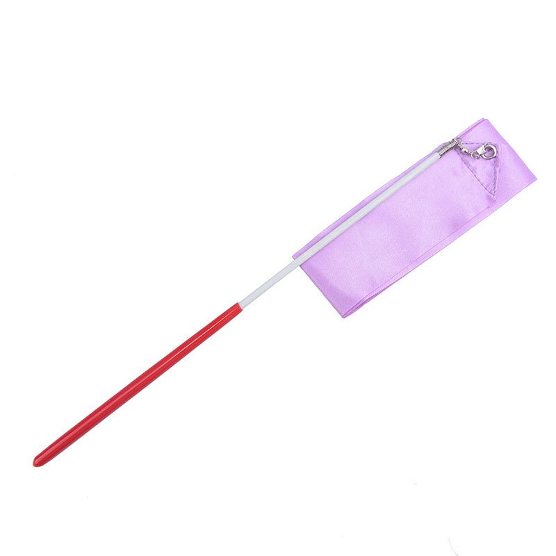 2/4 Meter Professionele Gym Linten Dance Lint Ritmische Gymnastiek Kunst Ballet Streamer: 2M Purple