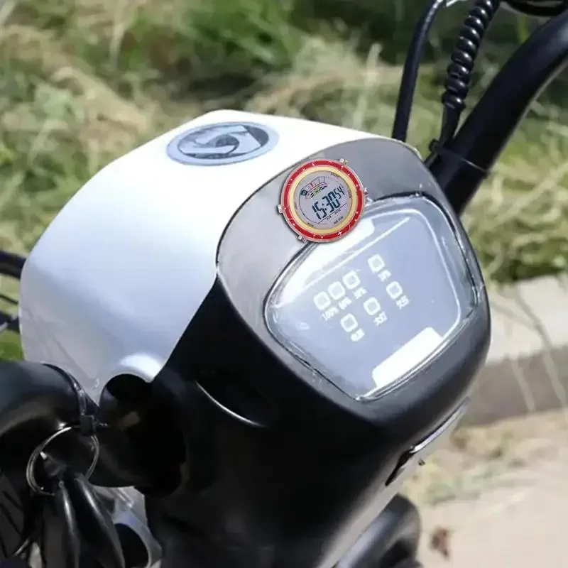Universele Waterdichte Motorfiets Quartz Klok Lichtgevende Elektronische Klok Waterdichte Fiets Motorfiets Horloge Dashboard Auto Klok