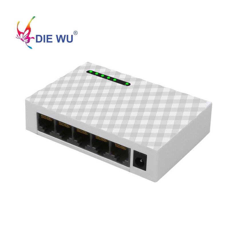 5 portas gigabit rede switch 10/100/1000 mbps ethernet adaptador de rede ue ou eua plug alta qualidade