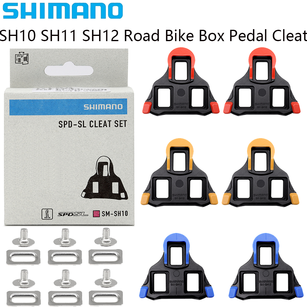 SHIMANO SH10 SH11 SH12 Fahrrad Pedal Cleat Selbstsichernde Ultraleichte Box Schuhe Pedale Für Rennrad Original Teile
