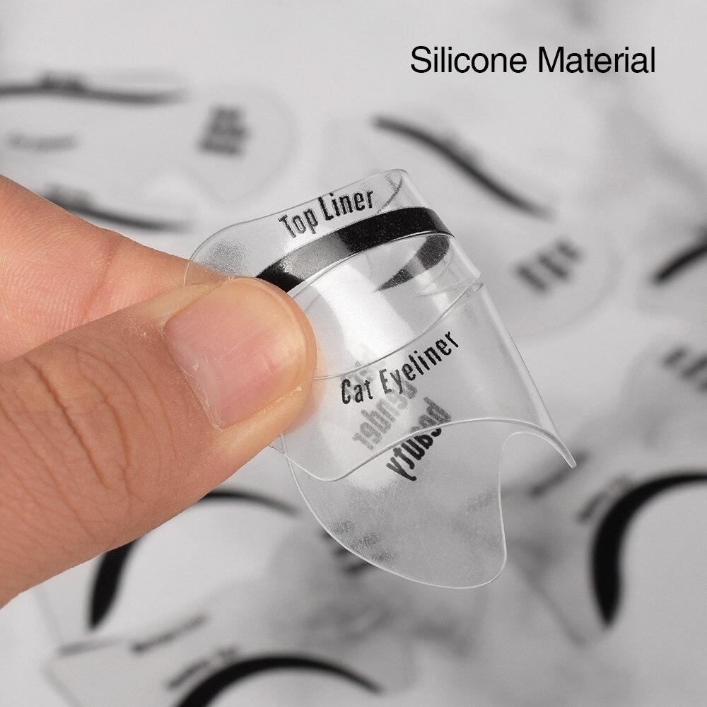 10pz Gatto Smokey eyeliner stampino Ombretto Guida di Trucco Semplice impostato di Strumenti