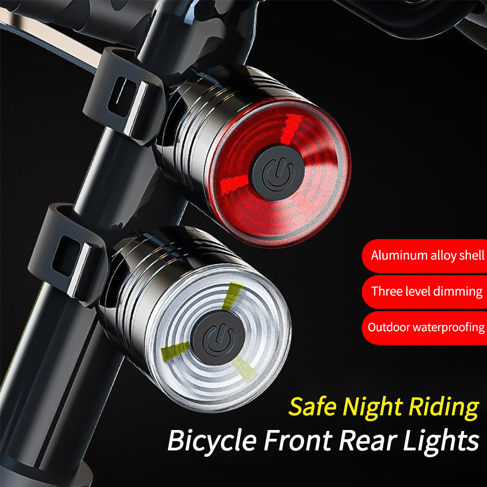 wasserdicht 3 Modi Fahrrad Taillight 200 Lumen Helm hell Nacht Reiten Warnung Fahrrad hell Fahrrad Rückseite hell Fahrrad Zubehör