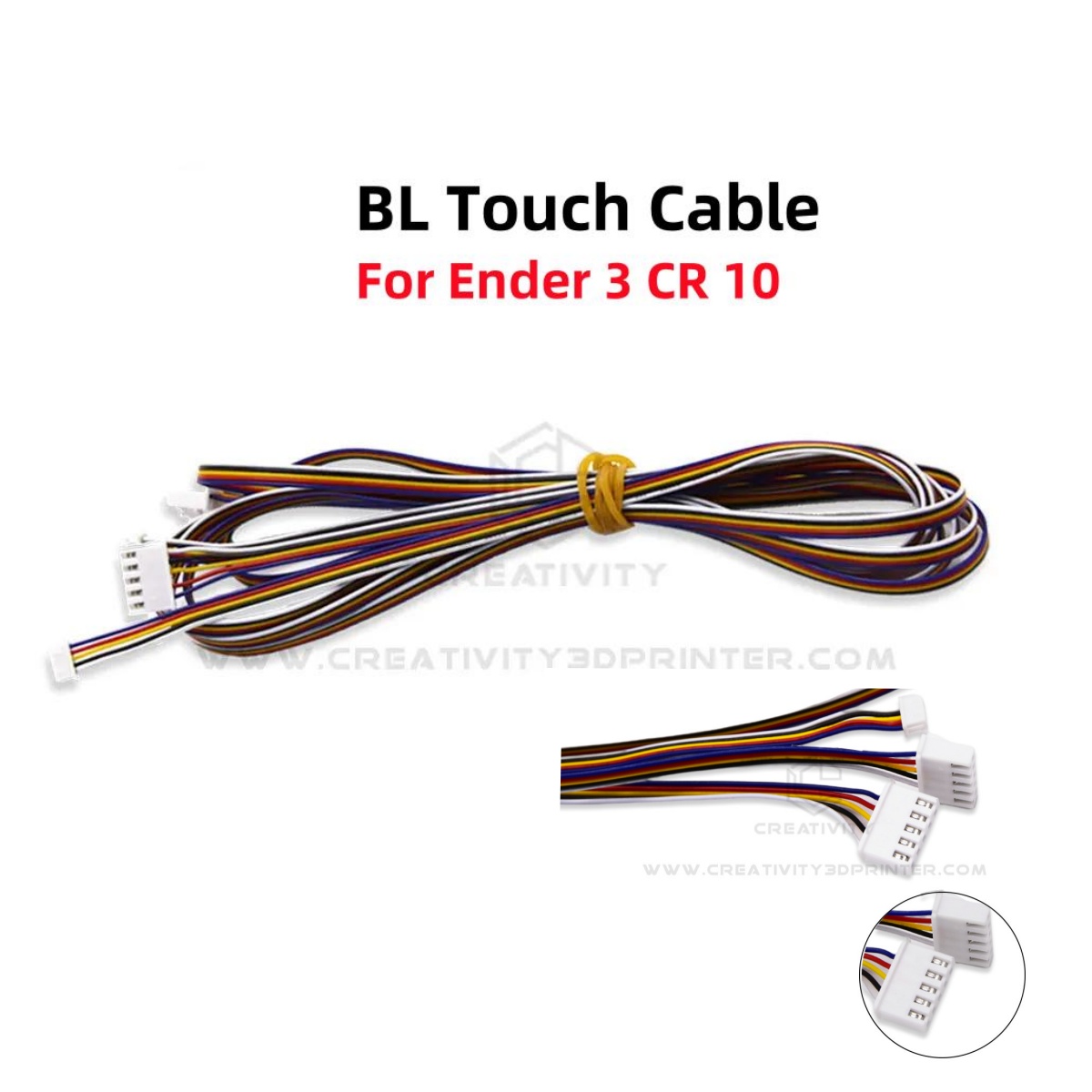 CR Touch BL Touch Cable Extension Cable +Mount For CR 10 Ender-3 Screws Wrench Normal Controller Board Printer Connection Kit