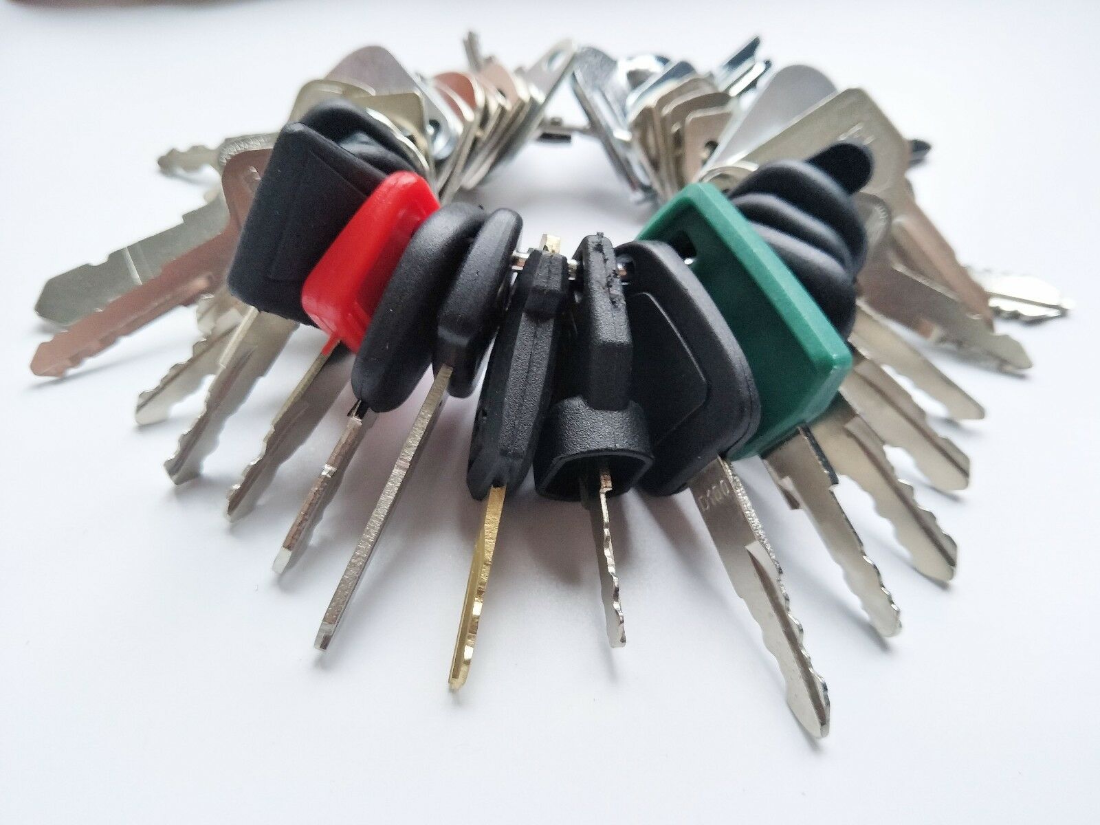 38 Keys - Heavy Construction Equipment Key Set Heavy Duty Ignition Key Set