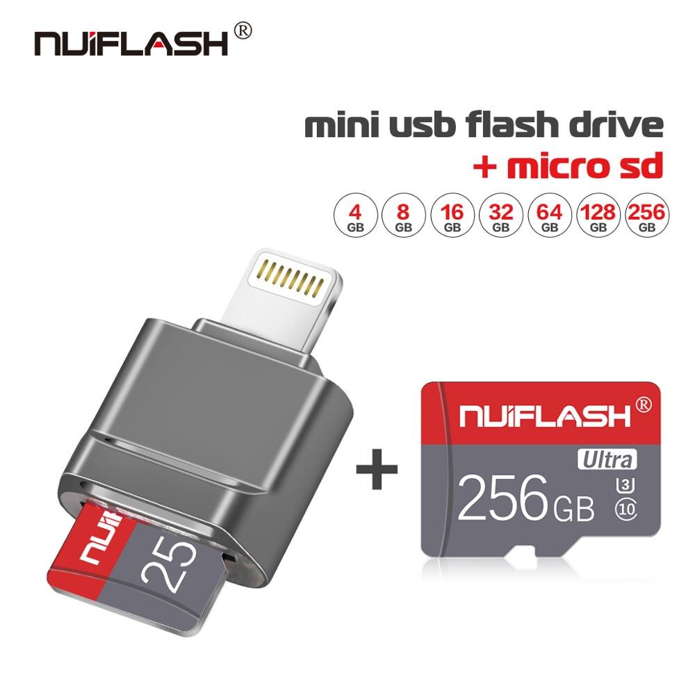 High Speed iPhone 2.0 Flash Drives External Storage Pendrives 128GB 256GB 512GB Thumbdrive Usb Memory Card Stick
