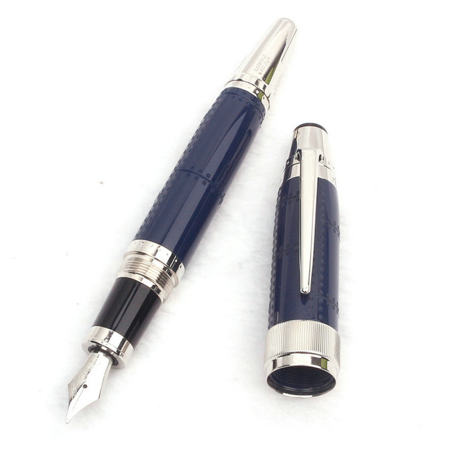 Antoine Fountain Pen Large Tip Office Writing Dark Blue Ballpoint Rollerball Pen