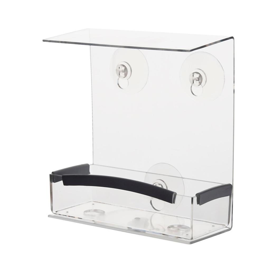 Pet Bird Feeder Transparent Window Squirrel Proof Bird Feeder Window Bird Feeders FD