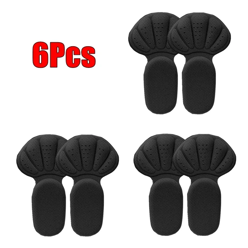Pegatinas para el talón, zapatillas, Protector del talón, almohadillas para los pies, alivio del dolor, reductor de tamaño, plantillas antideslizantes para zapatos, almohadilla para el cuidado de los pies en forma de T, empuñaduras para el talón: Transparente