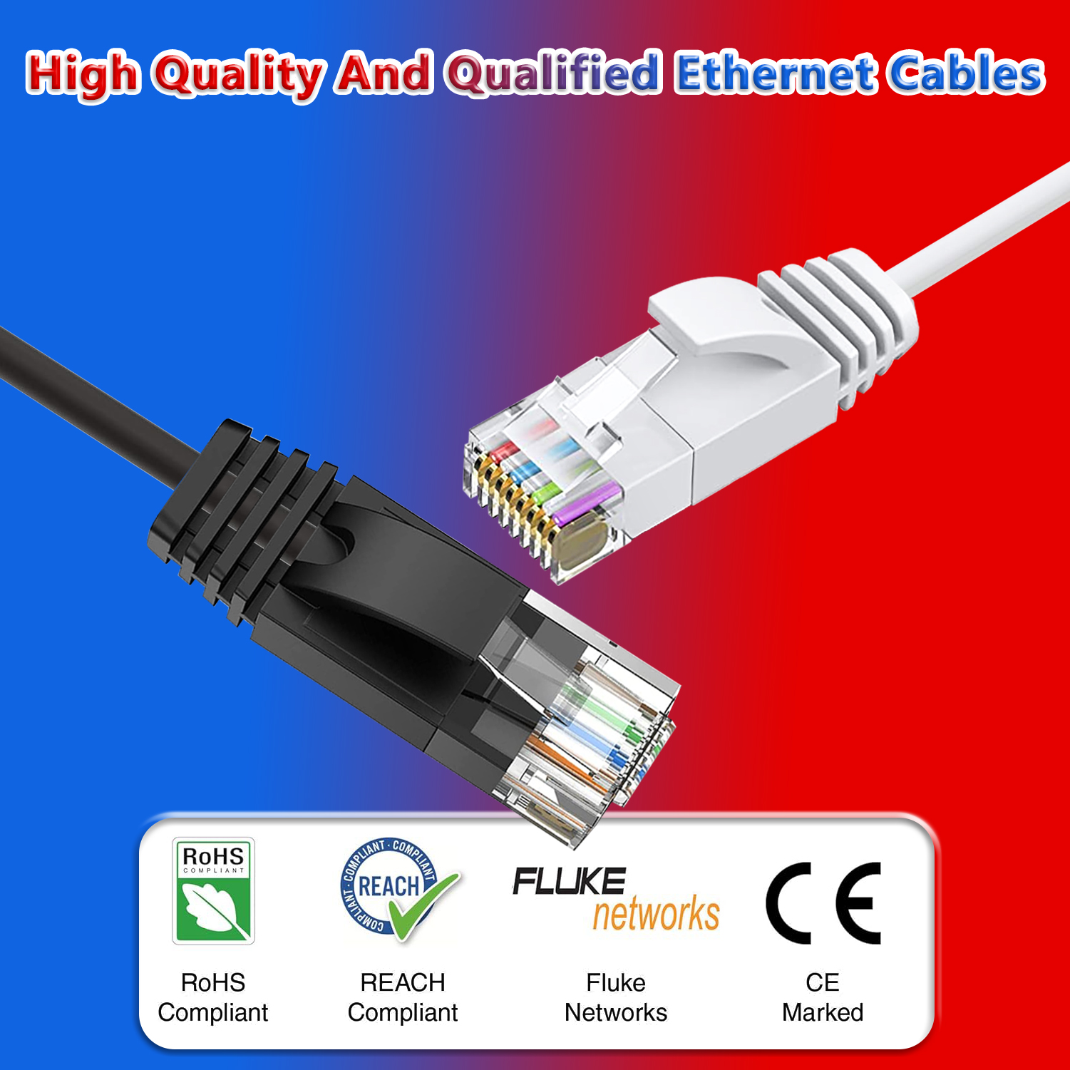 Cat6A Ethernet-kabel 10Gbps Slim Lan-kabel UTP Netwerk Patchkabel Voor PS PC Internet Modem Router Cat 6a Kabel Ethernet