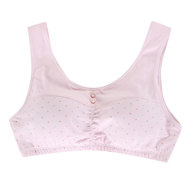 Baby Kids Bras Girls Underwear Clothes For Young Girls Training Bras Undergarment Girls Clothing Kids Tank Top Baby Clothes: Pink / L