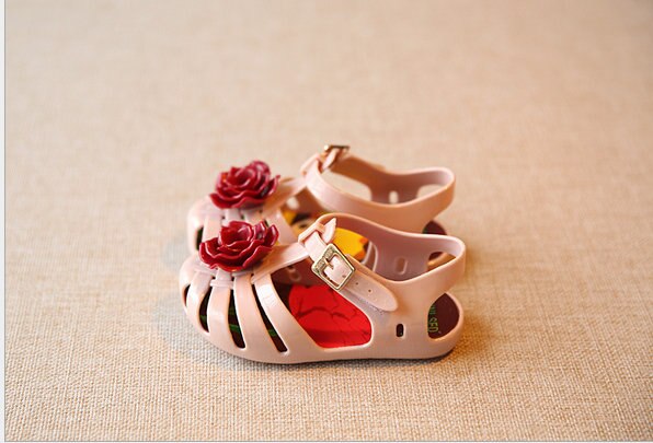 Mini Sed Schuhe Sommer mädchen Sandalen Prinz blumen gelee schuhe Für Mädchen schuhe größe EU19-27 Mini sed schuhe
