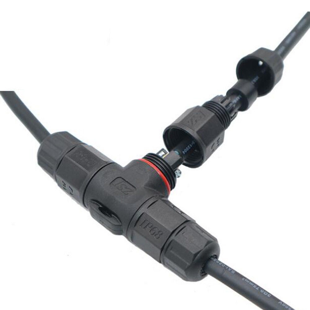 2pin 3pin 4pin 5pin Led Connector Waterproof IP68 Y Shape 1 Male