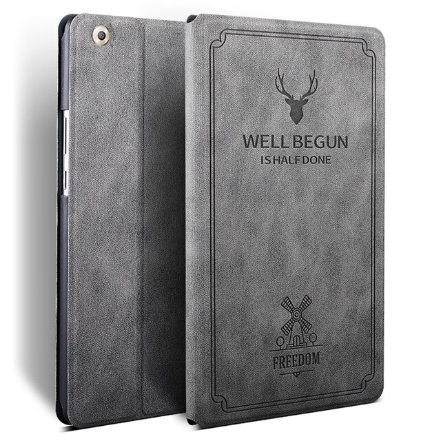 Case for Huawei MediaPad M3 8.4 BTV-W09/DL09 Slim Folding Folio Flip Stand PU Leather Case Cover for Huawei M3 8.4 Tablet Funda: Gray