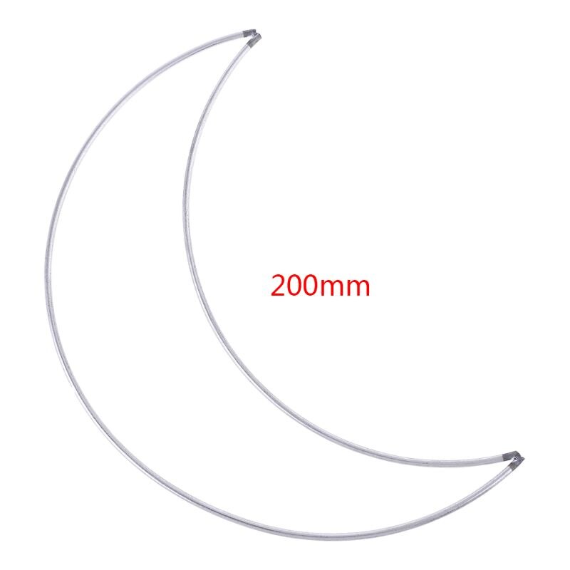 Aro de Metal con forma de Luna para manualidades, hecho a mano, macramé: 200mm