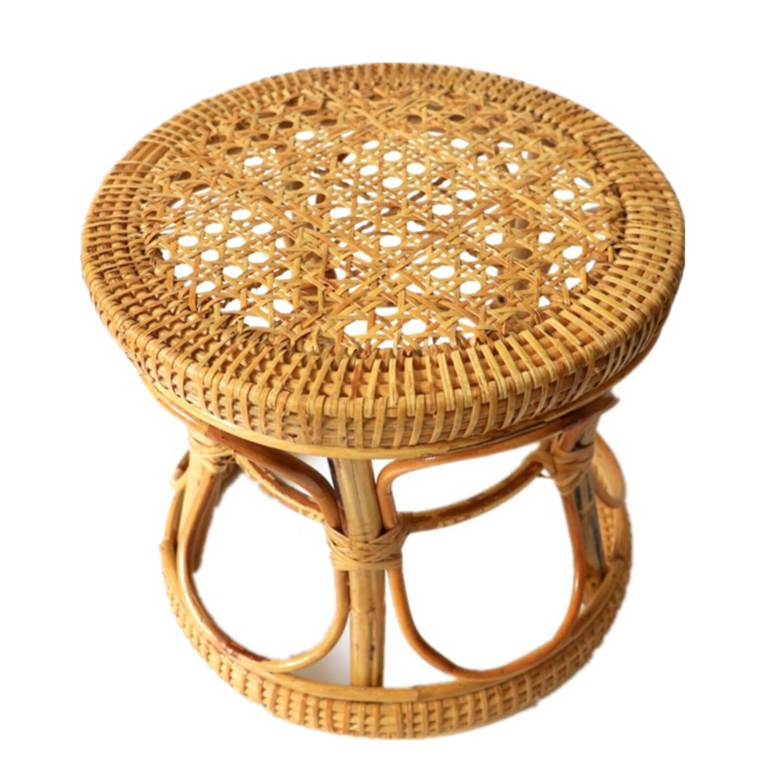 Rotin plante support support support Durable intérieur support de Pot de fleur étagère maison intérieur extérieur cour jardin Patio balcon fleur Stands: Default Title