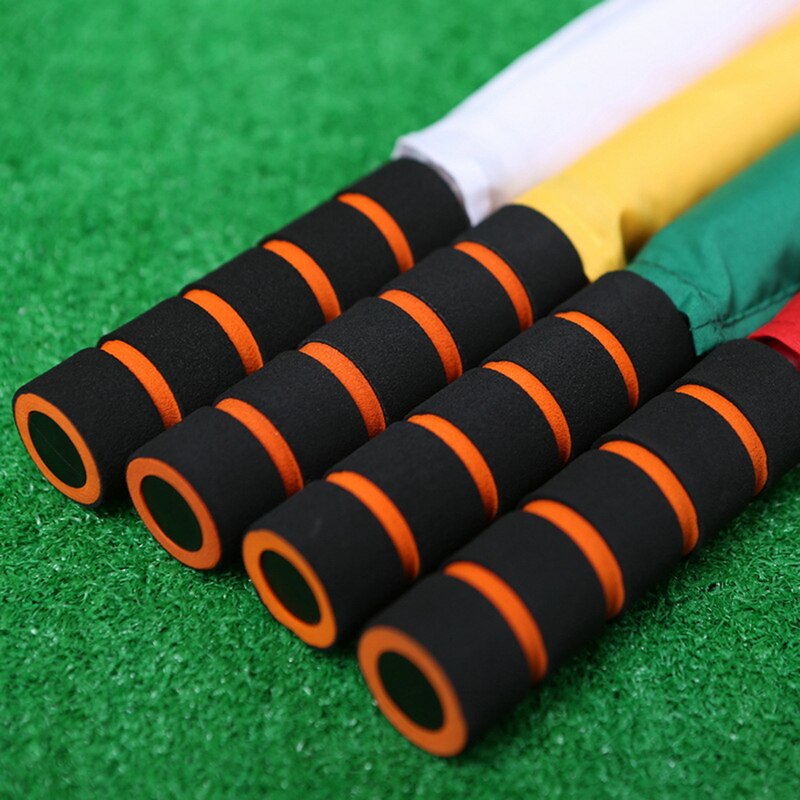 Track And Field Competition Referee Special Command Flag Stainless Steel Grip Command Soccer Referee Flag