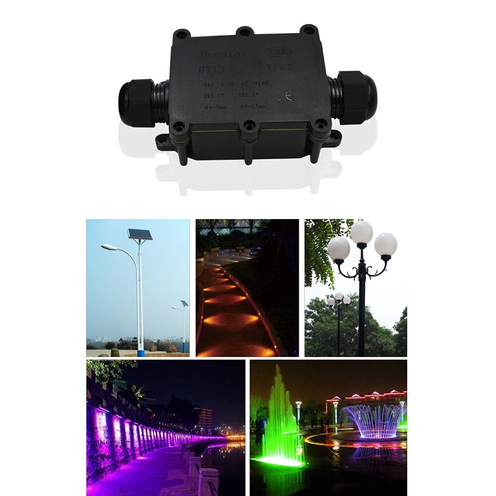 Waterproof IP68 Outdoor Junction Box DTY Connectors Electrical Equipment Supplies Used For Underwater Lights