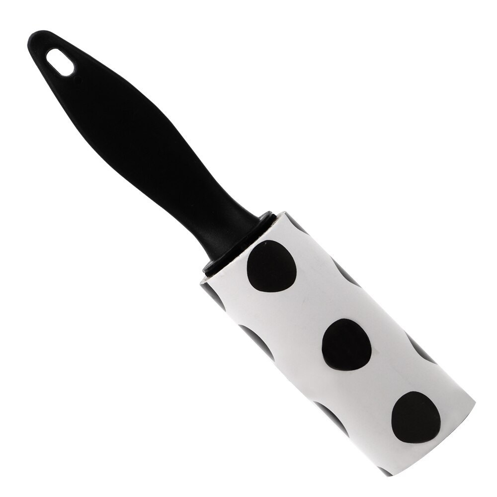 Appareil de nettoyage Portable, nettoyeur de poussière, manteau de vêtements, rouleau à peluches collant, Mini rouleau de papier collant à déchirer, vêtements collants: Black