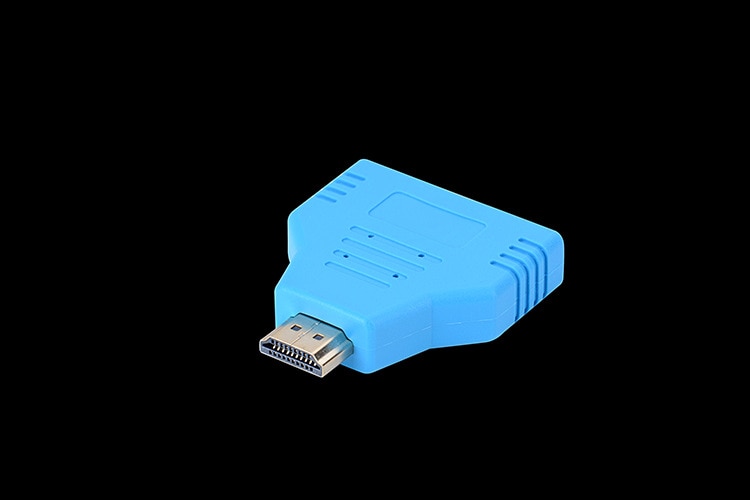 1080p 1 in 2 hdmi-splitter mannelijk mannelijk  to 2 vrouwelijk hoofdadapter hdmi mannelijk naar vrouwelijk