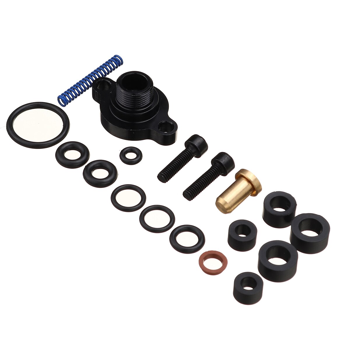 Car Fuel Oil Pressure Regulator W/Upgraded Blue Spring Kit For Ford 7.3L Powerstroke 1999-2003