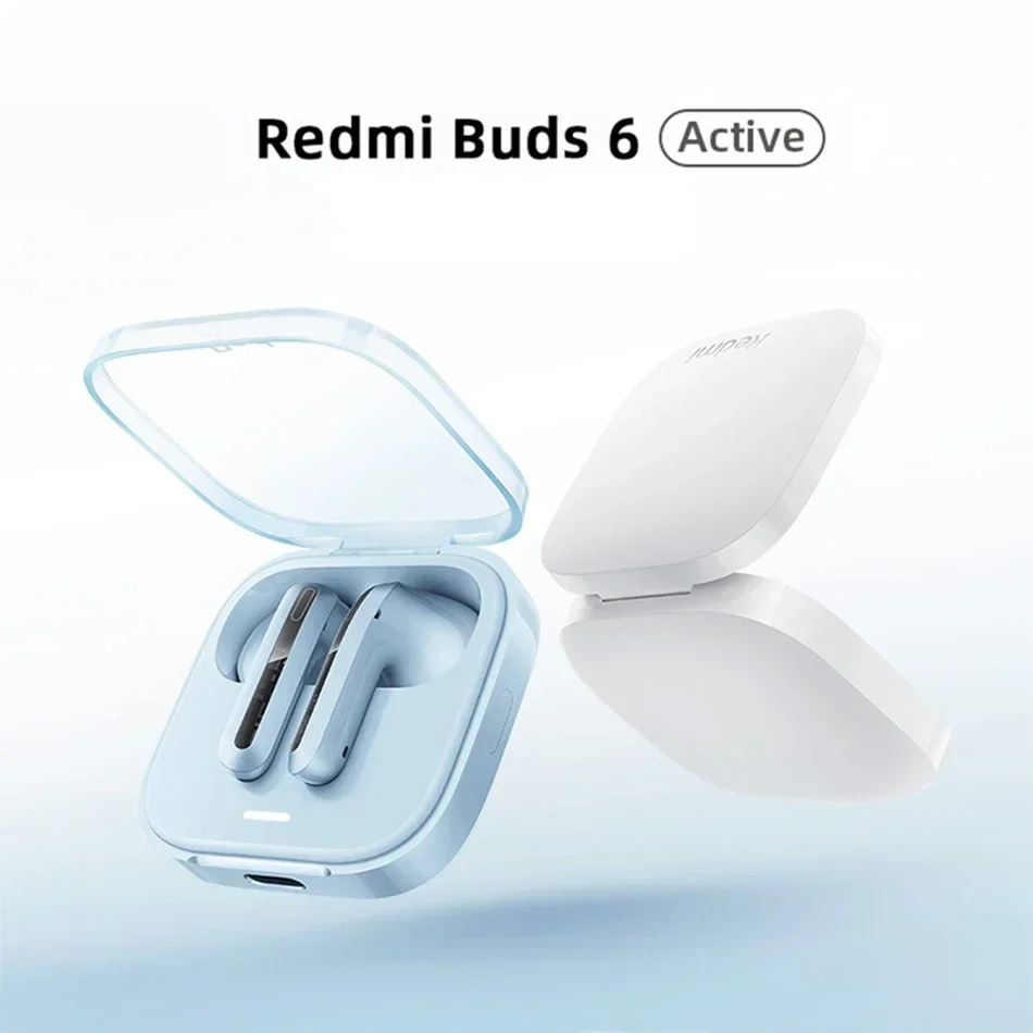 Versión Global Xiaomi Redmi Buds 6 auriculares activos TWS auriculares BT 5,4 30h batería de larga duración auriculares inalámbricos resistentes al ruido