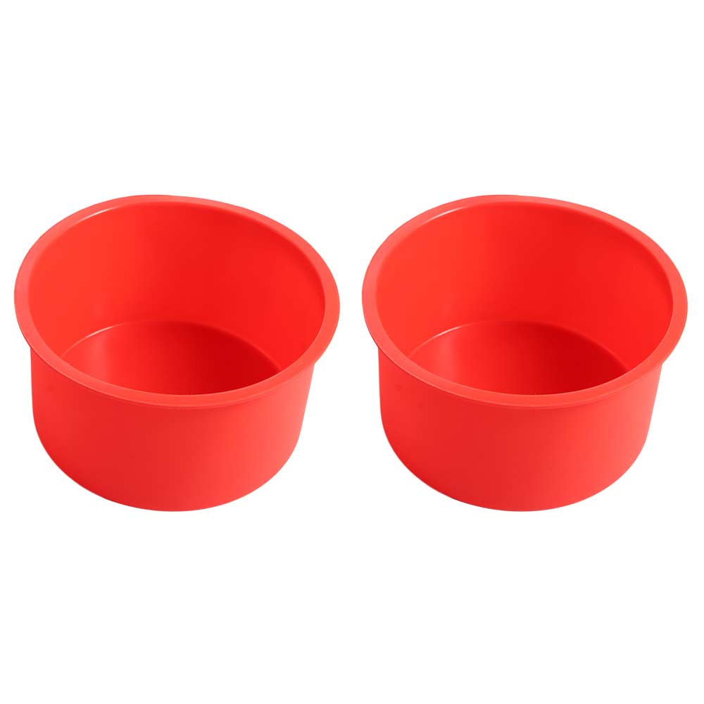 Reusable 4 Inch Tray Baking Pan Dessert Making for Truffles Jelly Cake Pan Cake Mold Baking Tools Bakeware: Beige
