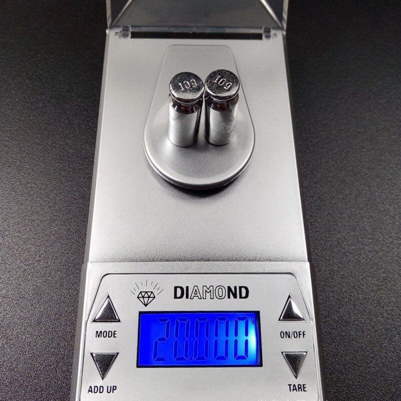 50G 0.001g Portable High Precision LCD Digital Jewelry Scale Lab Gold Herb Balance Blue Backlight Weight Gram Sales