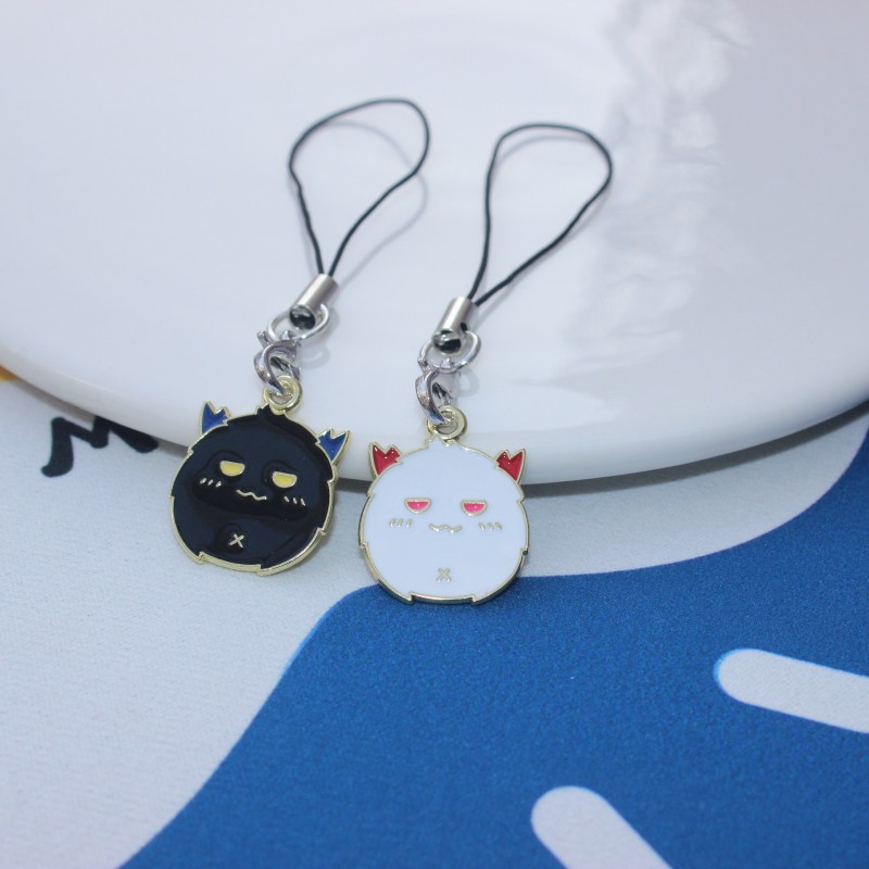 Collar pequeño diablo blanco en la espalda, gargantilla de cuello con cadena para clavícula para mujer, joyería, , gratis