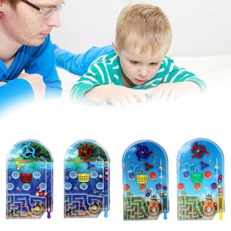 Mini Flipperkast Desktop Games Machine Cartoon Kinderen Puzzel Speelgoed Willekeurige