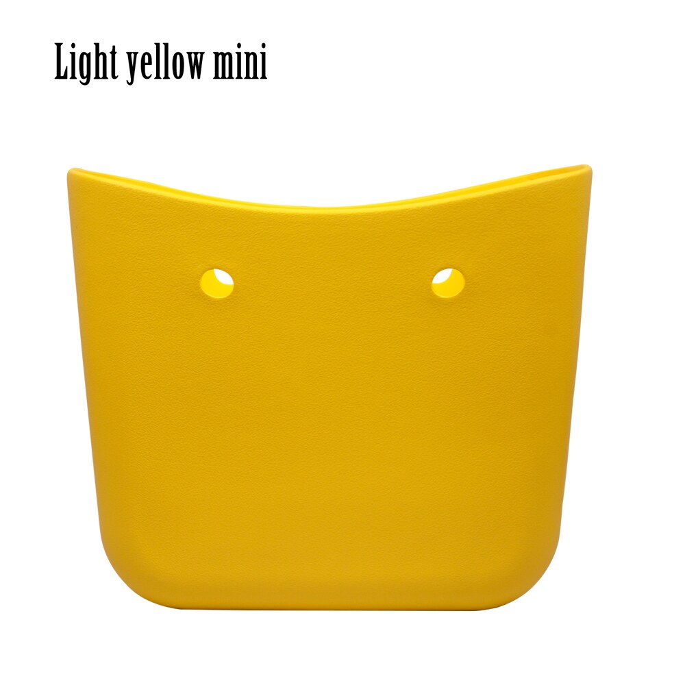 Obag style Mini Bag Body EVA bag O women bag rubber silicon waterproof women Handbag without logo: light yellow mini