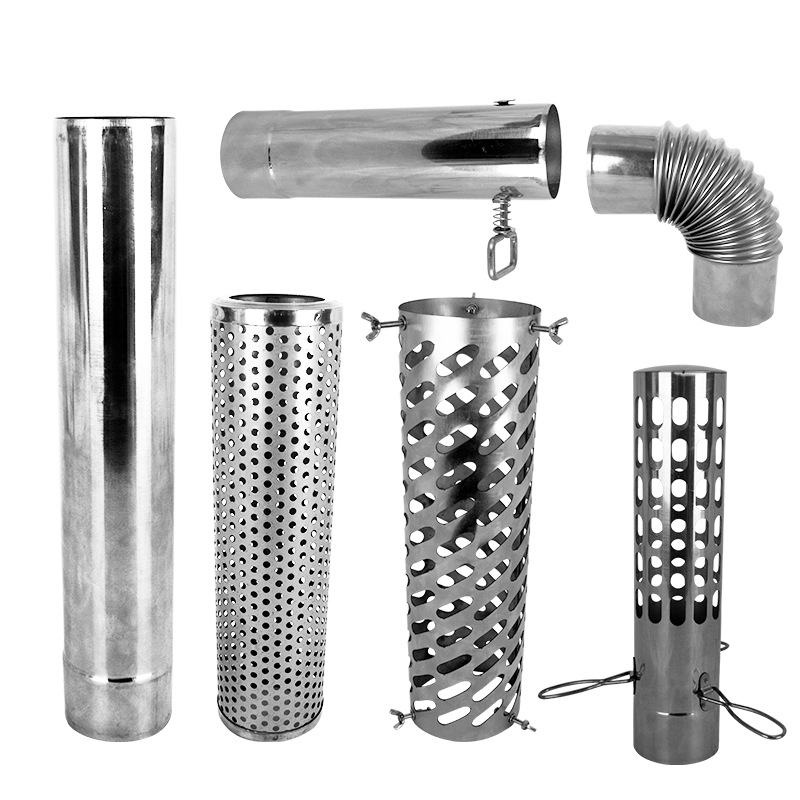 Camping Tent Kachel Schoorsteen Onderdelen Draagbare Brandhoutkachel Accessoire Voor Schoorsteenbuis 60mm