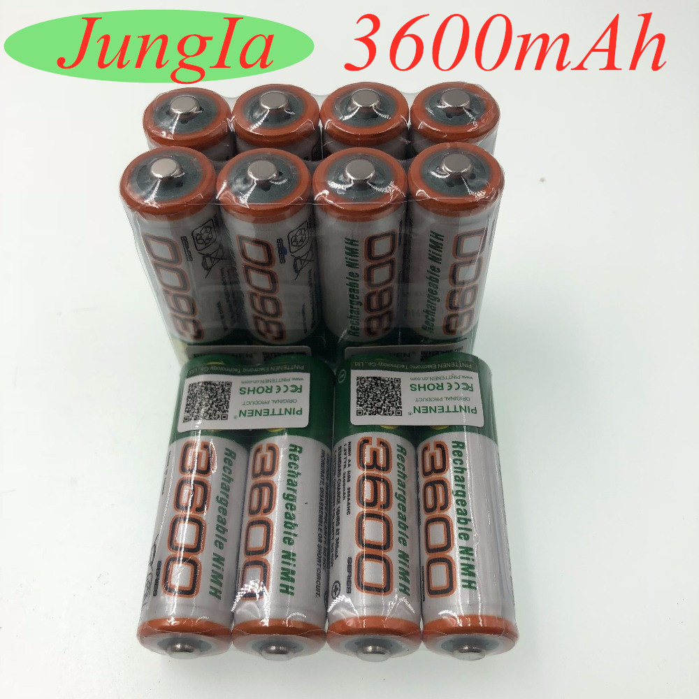 Aa 3600 Mah 1.2 V Oplaadbare Batterij Ni-Mh AA3600 Batterijen Oplaadbare 2A Batterij