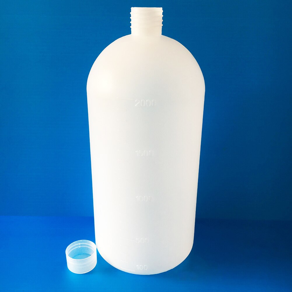 2000ml Clear Plastic Lab Seal Chemical Bottle Sample Bottle Storage Container