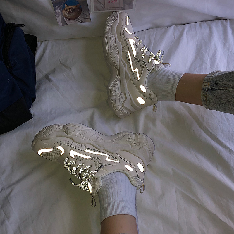 Dames sneakers herfst dames casual schoenen ademend dames platform dad schoenen sneakers zapatillas mujer  m1150