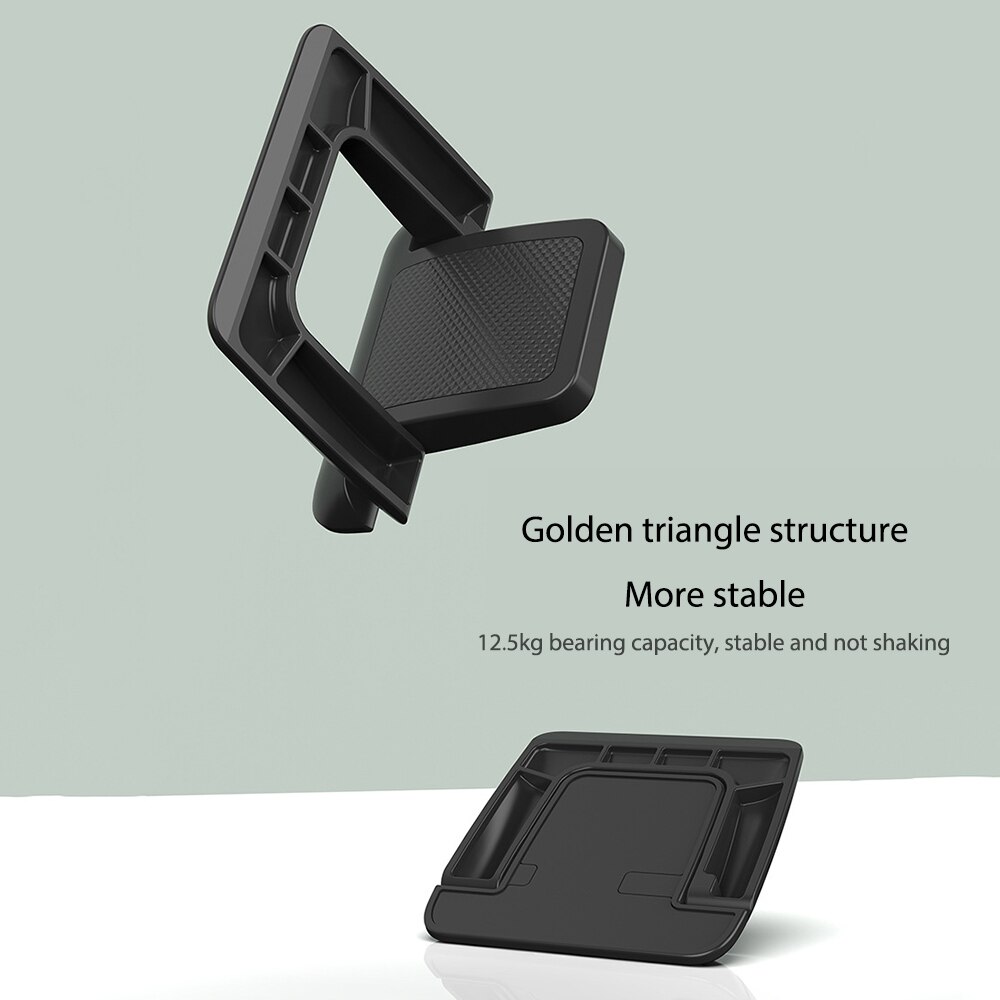 2pc Mini Portable Invisible Laptop Holder Adjustable Cooling Stand Foldable Anti Slip Multifunctional Holder for Laptop Notebook