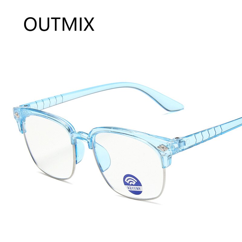 Kid 'S Brillen Anti-Blauw Licht Bril Kinderen Mode Eenvoudige Vierkante Brillen Frame Bijziendheid Optische Spiegel Voor unisex