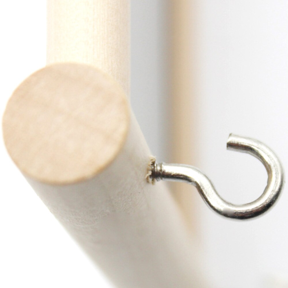 Grappige houten vogel speelgoed spiegel standaard platform speelgoed voor papegaaien valkparkiet vogel vogel spiegel kooi standaard bar accessoires 10*10*10cm