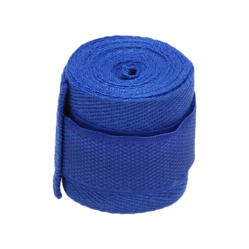 2.5M Boxing Bandage Wrist Straps Sport Strap High-elastic Sanda Fight Bandage Muay MMA Taekwondo Hand Gloves Wraps: Blue