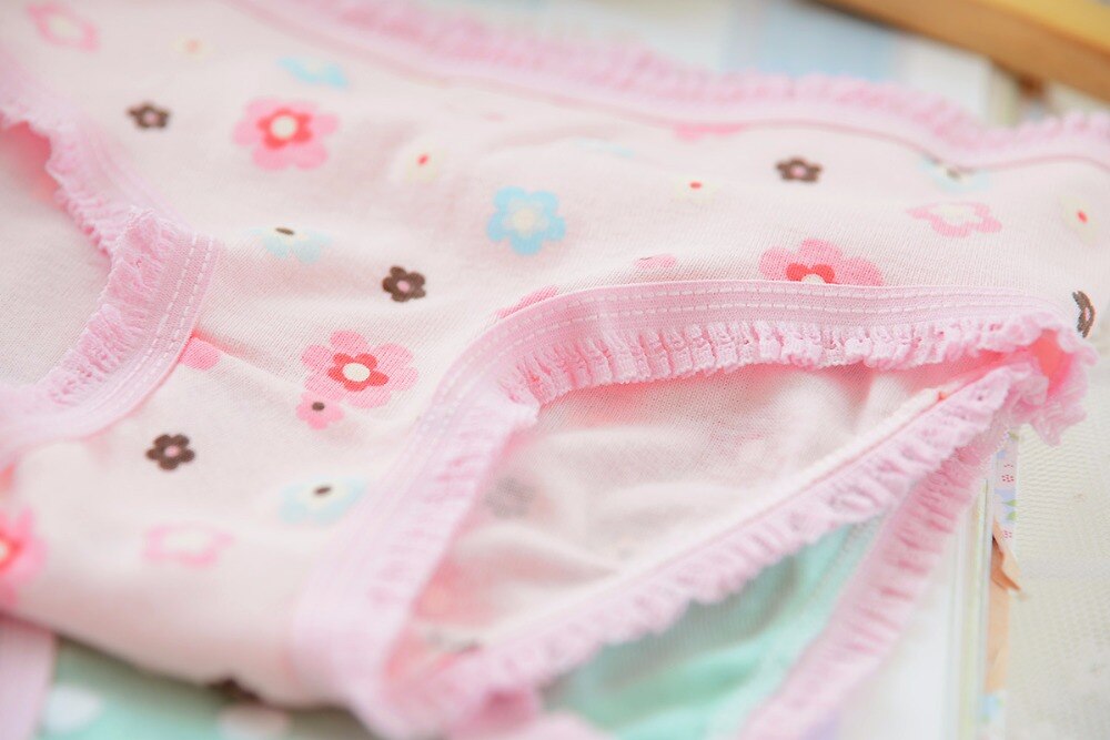 12 stk/parti 200- slags stil pige trusser økologisk bomuld 2-10y baby børn undertøj til pige børn trusser baby tøj