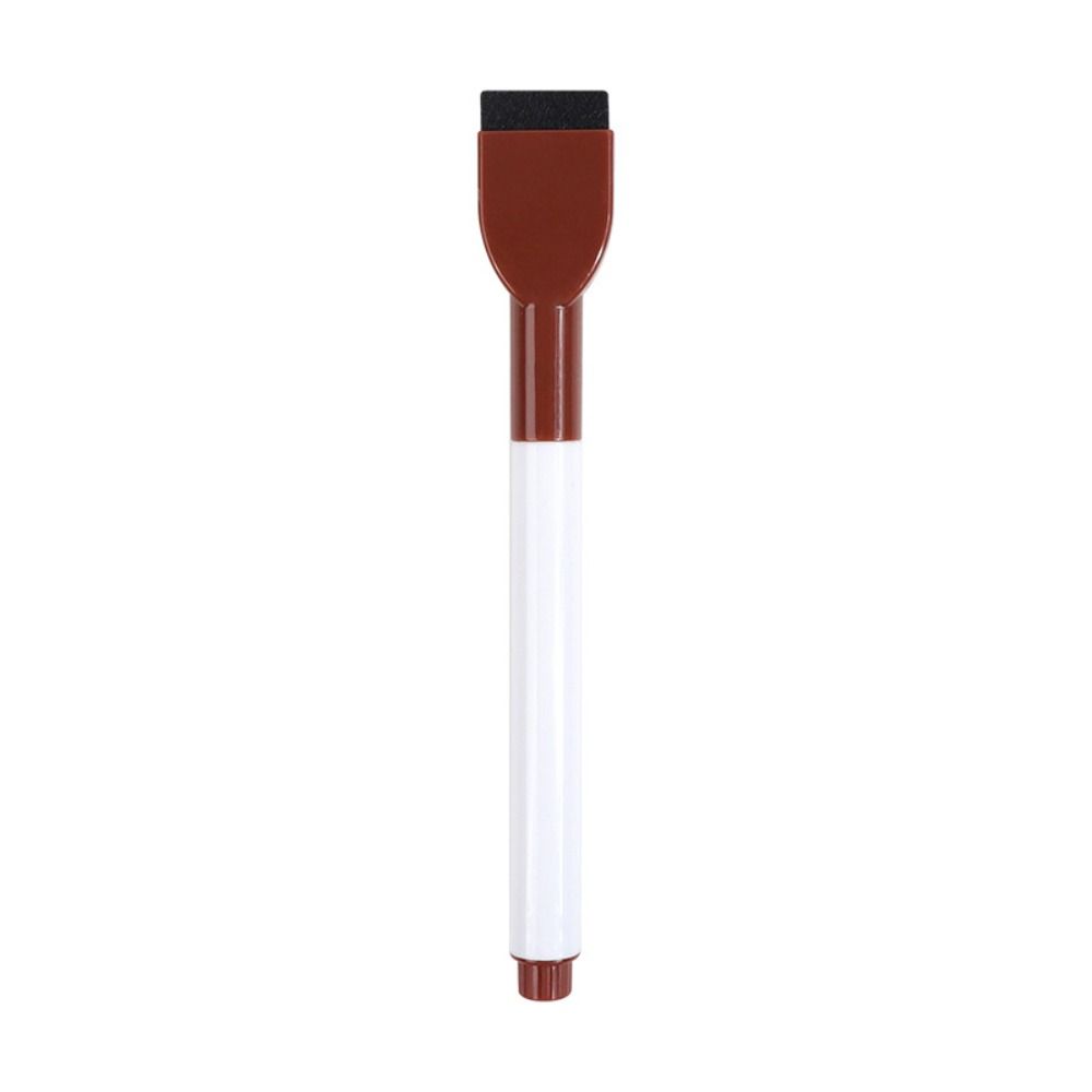 Portable Colorful Whiteboard Marker Magneticless Waterborne Brush Water Color Pens Erasable Multifunction Marker Pen Fridge: light green