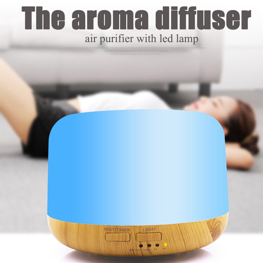 300ml Essential Oil Diffuser Ultrasonic Humidifier Aromatherapy Diffuser 7 Colors LED Lights Timer Night Light For Home
