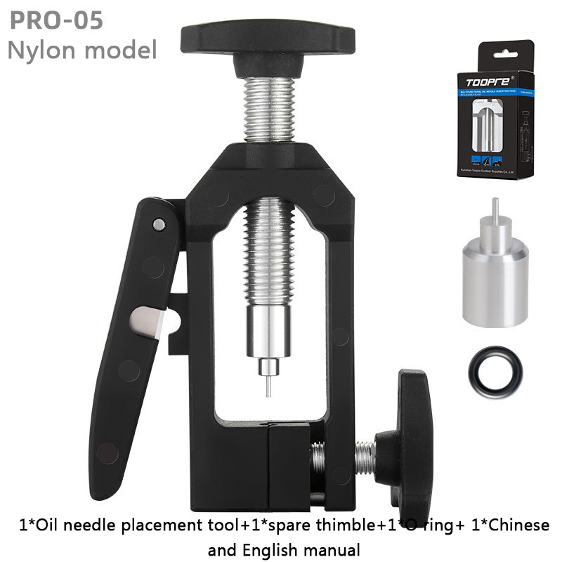 TOOPRE Bicycle Hydraulic Brake Cable Set Oil Needle Installation Tool Bike Disc Brake Hose Cable Pliers Fit in BH59 BH90: Red