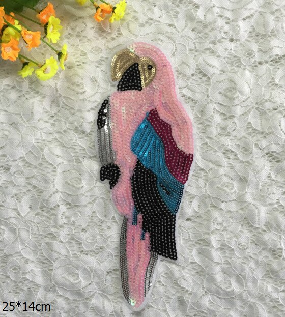 DIY Applique Towel Embroidery Applique Costume Decoration Dimensional Bird Patch