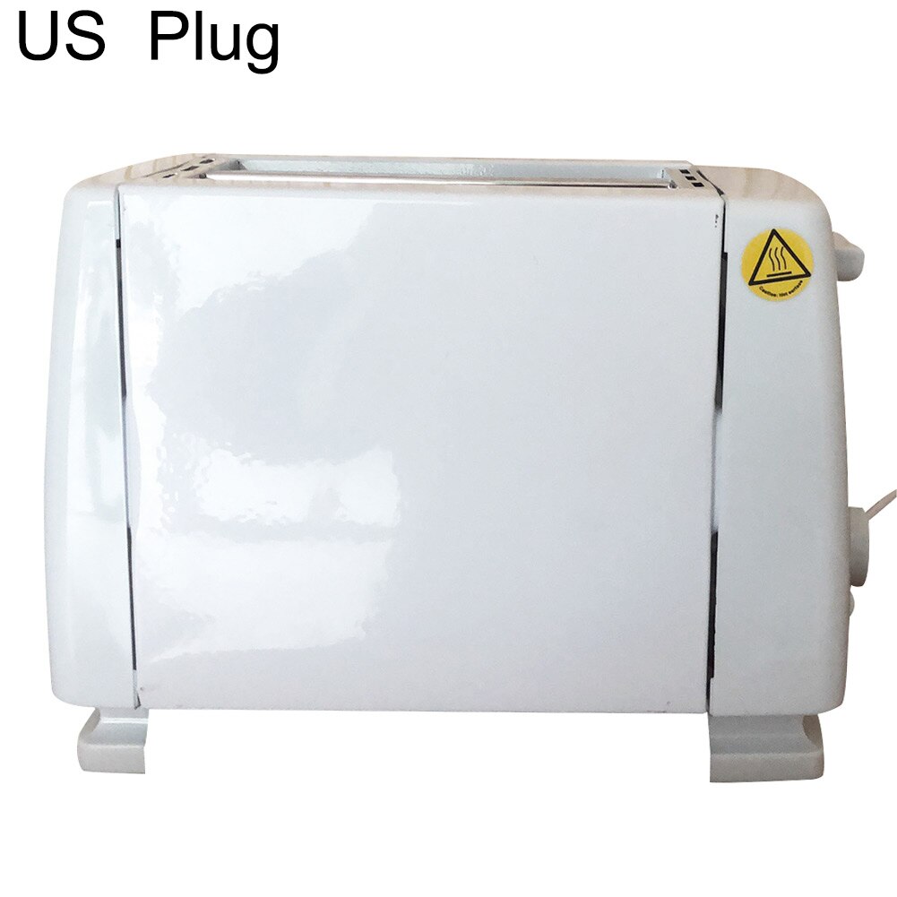 Non-stick Home Breakfast Wide Slot 2 Slices Bread Maker Automatic Quick Toaster: US Plug